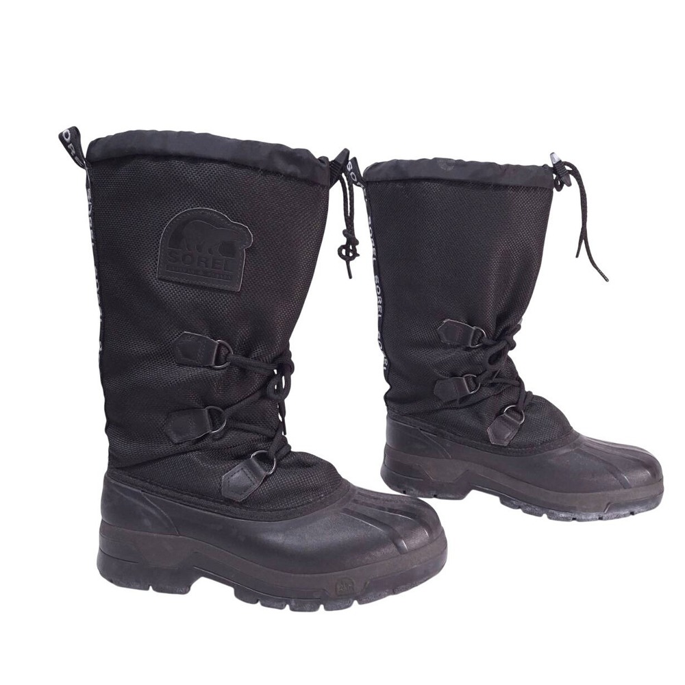 Vtg Sorel Kaufman Canada‎ Snow Lion Boots Men 7 Women 8.5 Waterproof Gorpcore
